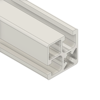 10-3232-0-1000MM MODULAR SOLUTIONS EXTRUDED PROFILE<br>32MM X 32MM, CUT TO THE LENGTH OF 1000 MM